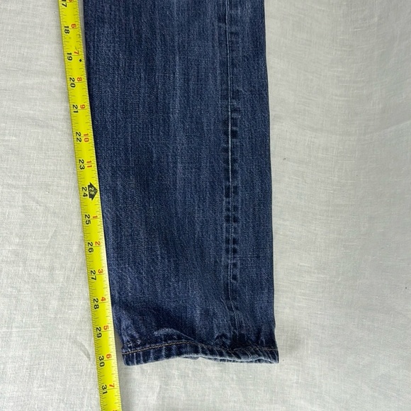 Outerknown Sea Ambassador Button Fly Men’s Slim Fit Indigo Jeans Size 31 X 32 - Picture 11 of 16